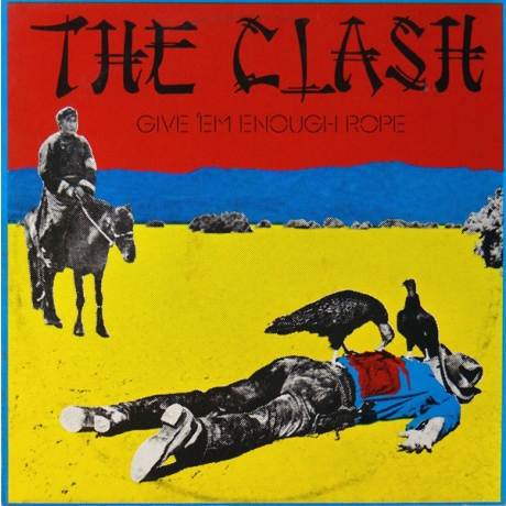 the clash - give em enough rope LP.jpg